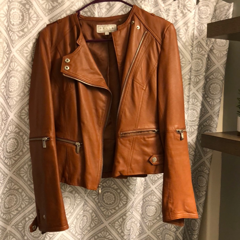Leather jacket